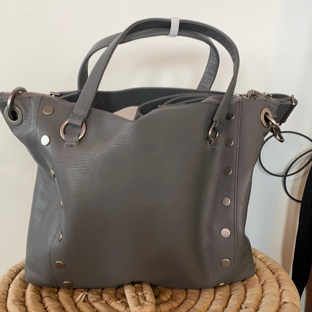 Hammitt Daniel bag. Steel blue/silver. NWT
